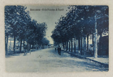 CARTOLINA BENEVENTO VIALE PRINCIPE NAPOLI VIAGGIATA 1924 FORMATO PICCOLO