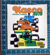 KASCO AUTO MENSILE VINTAGE STICKER ADESIVO NEW ORIGINAL