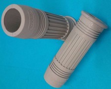 MANOPOLE MANUBRIO HANDLEBAR GRIPS GRIGIE BIANCHI BIANCHINA 125