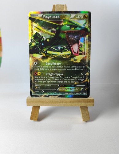Carta pokèmon rayquaza - pokèmon, ex