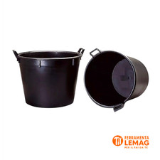 Mastello in Plastica Nero 45L