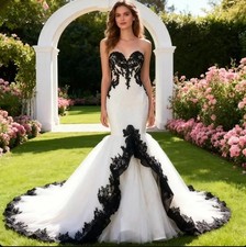 Abito da sposa gotico nero