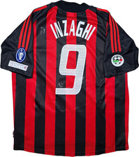 maglia calcio vintage AC Milan Inzaghi Adidas 2002 2003 OPEL Climalite