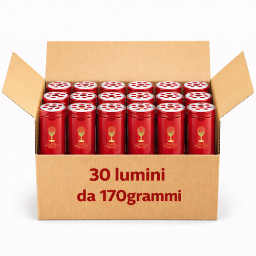 Pezzi lumini votivi 170gr - votivi,