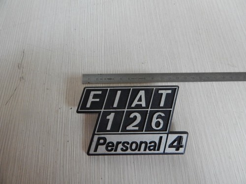 Scritta metallo fiat 126 - fiat,