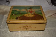 scatola latta tin box Pastorella Elah firmata De Andreis Casanova RE-4   ^