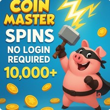 Coin Master - Spins - 10.000+