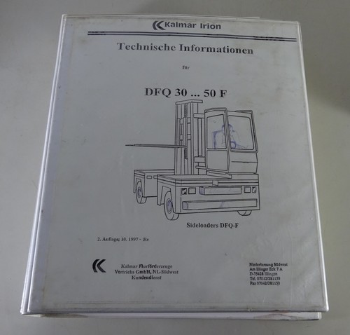 Manuale servizio kalmar - manuale, di