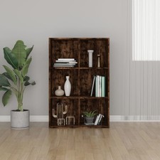 vidaXL Libreria/Credenza Rovere Fumo 66x30x98 cm in Legno Multistrato