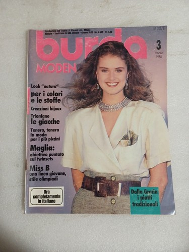 Burda 1988 rivista cucito - burda, 1988/3