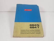 Manuale officina OM Iveco Fiat 684 N 684 T  catalogo ricambi carrozzeria ed 1972