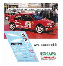 DECALS 1:43 CITROEN SAXO S1600