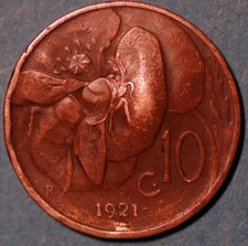 1921 Italia 10 Centesimi
