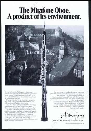 Foto mirafone oboe 1977 - foto,