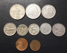 ITALIA REGNO 10 MONETE CON