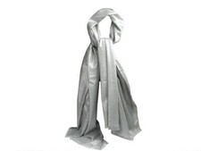 Stola donna grigio perla e argento stola lurex argentata stole coprispalle