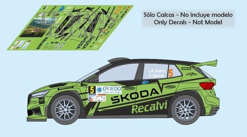 Decals skoda fabia rally2 - skoda,