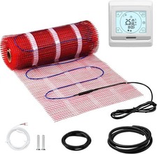 KEZERS Riscaldamento a pavimento elettrico 150 W/m², 4m²-8m Lunghezza