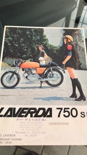 Depliant moto laverda - depliant,