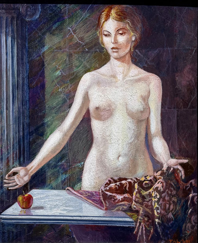 Walter falconi dipinti - olio, su