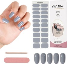 Kit Adesivi per Unghie in Gel Semipolimerizzato - 20 Strisce Autoadesive con Acc