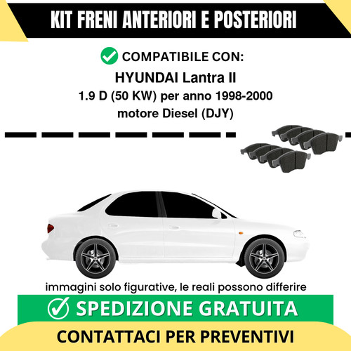 Pastiglie freno ant post - ant,