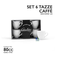 SET 6 PZ TAZZE TAZZINE DA