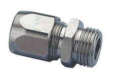 ADATTATORE PER TUBO GAS FLEXINOX PORTAGOMMA:GPL D.MM.9 - METANO D.MM.13