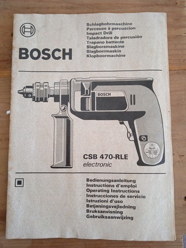 Bosch manuale uso - uso, e