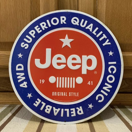 Insegna metallo jeep - metallo,