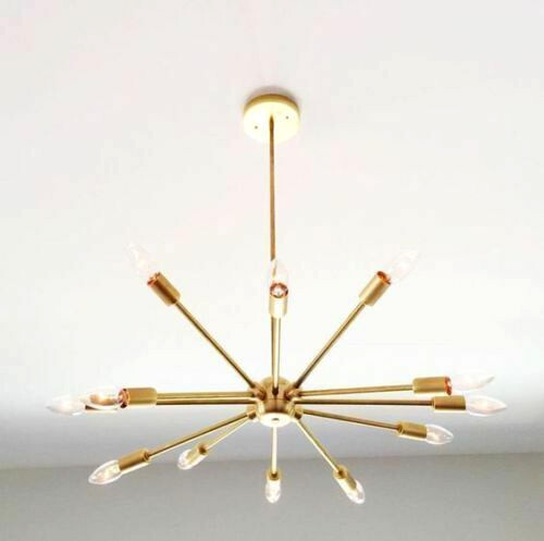 Metà secolo moderno ottone - metà,