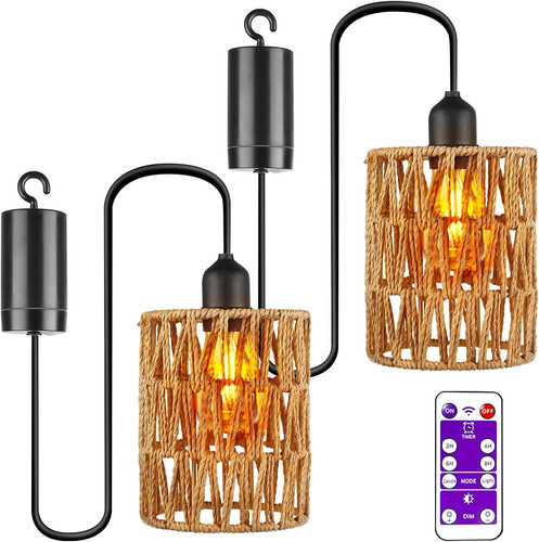 Pezzi lampadario rattan - in,