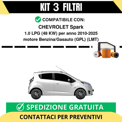 Kit filtri tagliando per - kit,