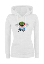 Felpa Donna & Bambin con Cappuccio - Jeeg Minimal - Divertente Humor