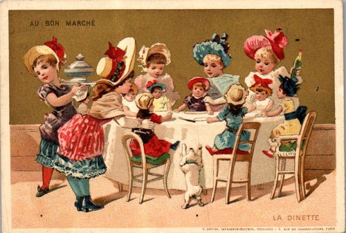 Chromos bon marche voir - au,