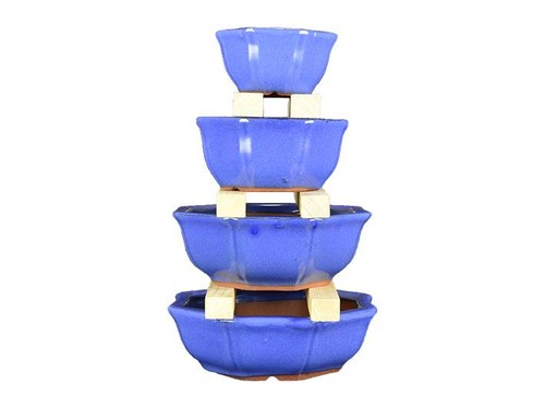 Vasi per bonsai ottagonali - , in