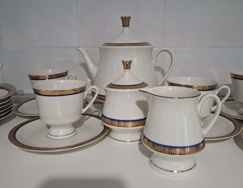 Servizio tè caffè porcellana - tè,