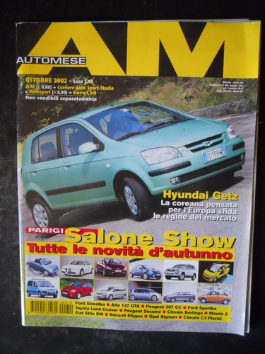Auto mese ottobre 2002 - auto,