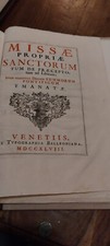 Antico messale romano missae