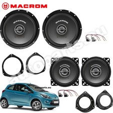 Kit 4 Casse Altoparlanti Macrom Anteriori e Posteriori per Ford KA