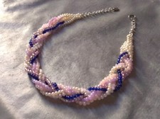 Collana intrecciata girocollo - intrecciata,