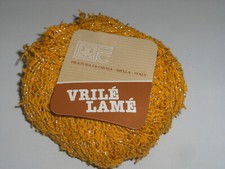 FILATURA DI CROSA VRILE FILATO MAGLIERIA COTONE LAME GIALLO ARGENTO 50 GRAMMI