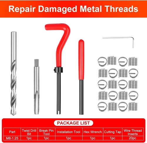 Thread repair tool - m8,
