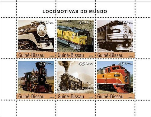 Guinea bissau 2004 - guinea, treni
