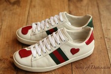 Gucci asso rosso cuore bianco