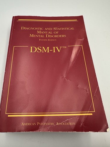 Diagnostic statistical manual - diagnostic,