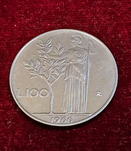 100 lire 1966 - lire, in