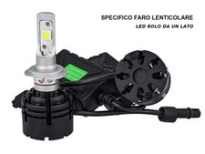 Kit Full Led MONOLED CREE XHP70-2 Canbus H7 40W per Faro lenticolare + adattator