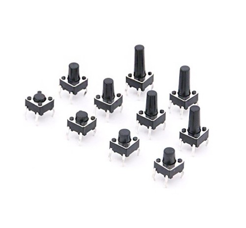 10x pulsanti tattili 6x6mm - 10x,