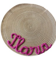 tovaglietta Colazione americana juta iuta personalizzata idea regalo tricotin